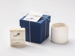 Ceramic with scented candle